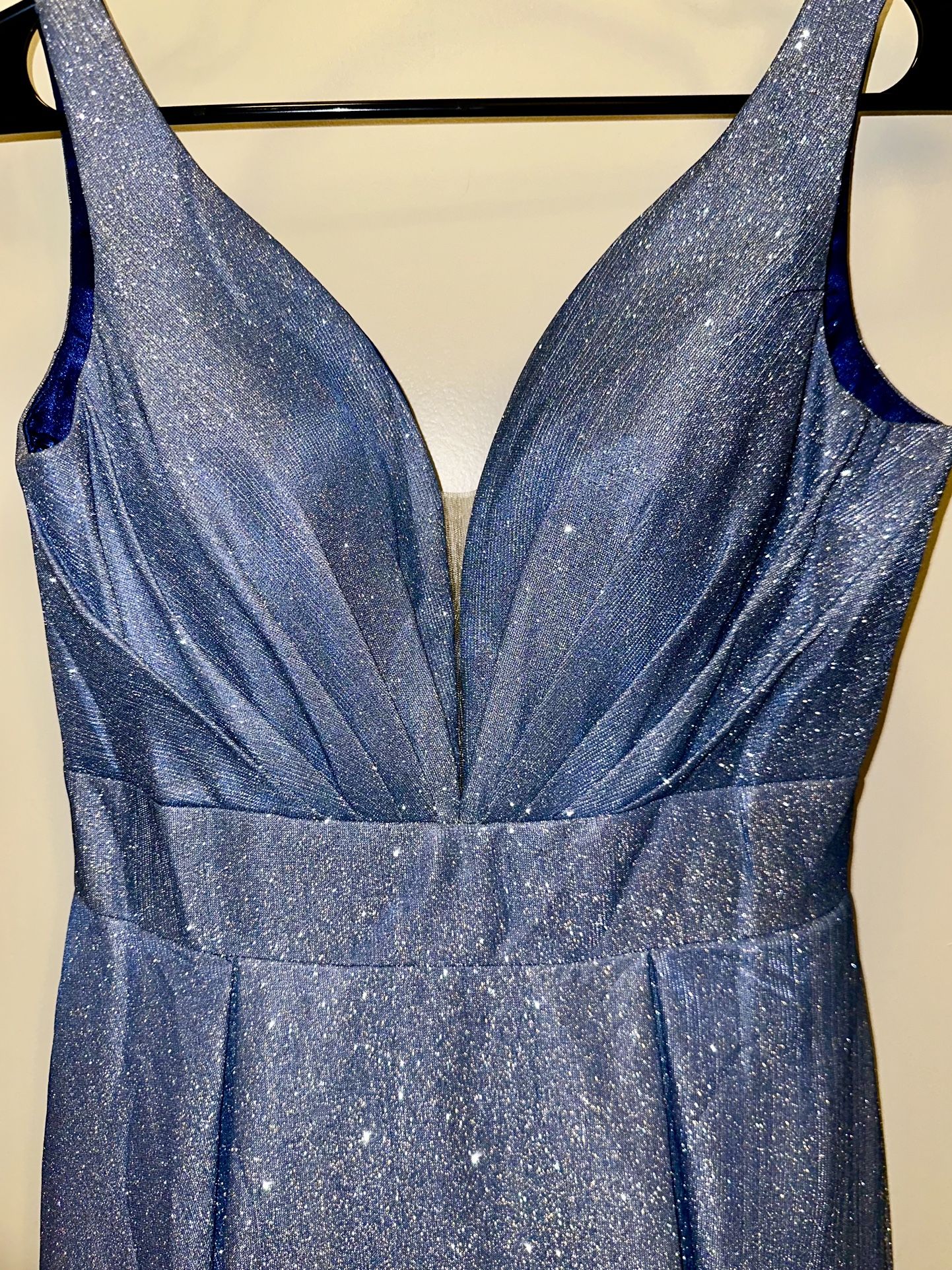 Blue Ombre Sparkly Formal Dress