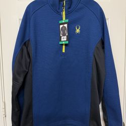 Men’s Spyder Half-Zip Sweatshirt (size XL)