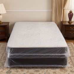 Brand New Full Size Mattress 10” For Unbeatable Comfort! Also in Twin, Queen & King. Wrapped in Plastic. Same-day Delivery.