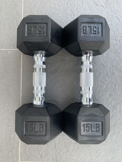 15 lbs dumbell set weights
