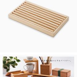 Wood  Farmhouse bread cutting Display Charcuterie  Crumb Tray