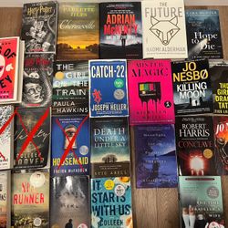 Thriller Books Romance Books Fantasy Book Lot