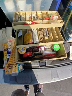 Fishing Tackle Box. Full