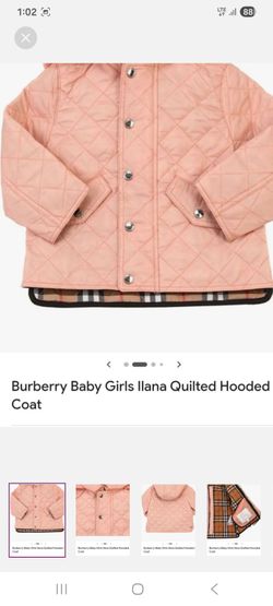 Burberry Baby Girls Ilana Quilted Hooded Coat