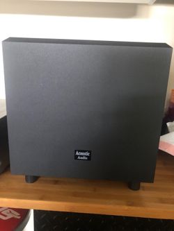 Acoustic Audio Sub woofer