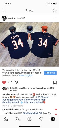 Chicago Bears Payton jersey