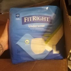 4 Packs Of Large Adult Diapers