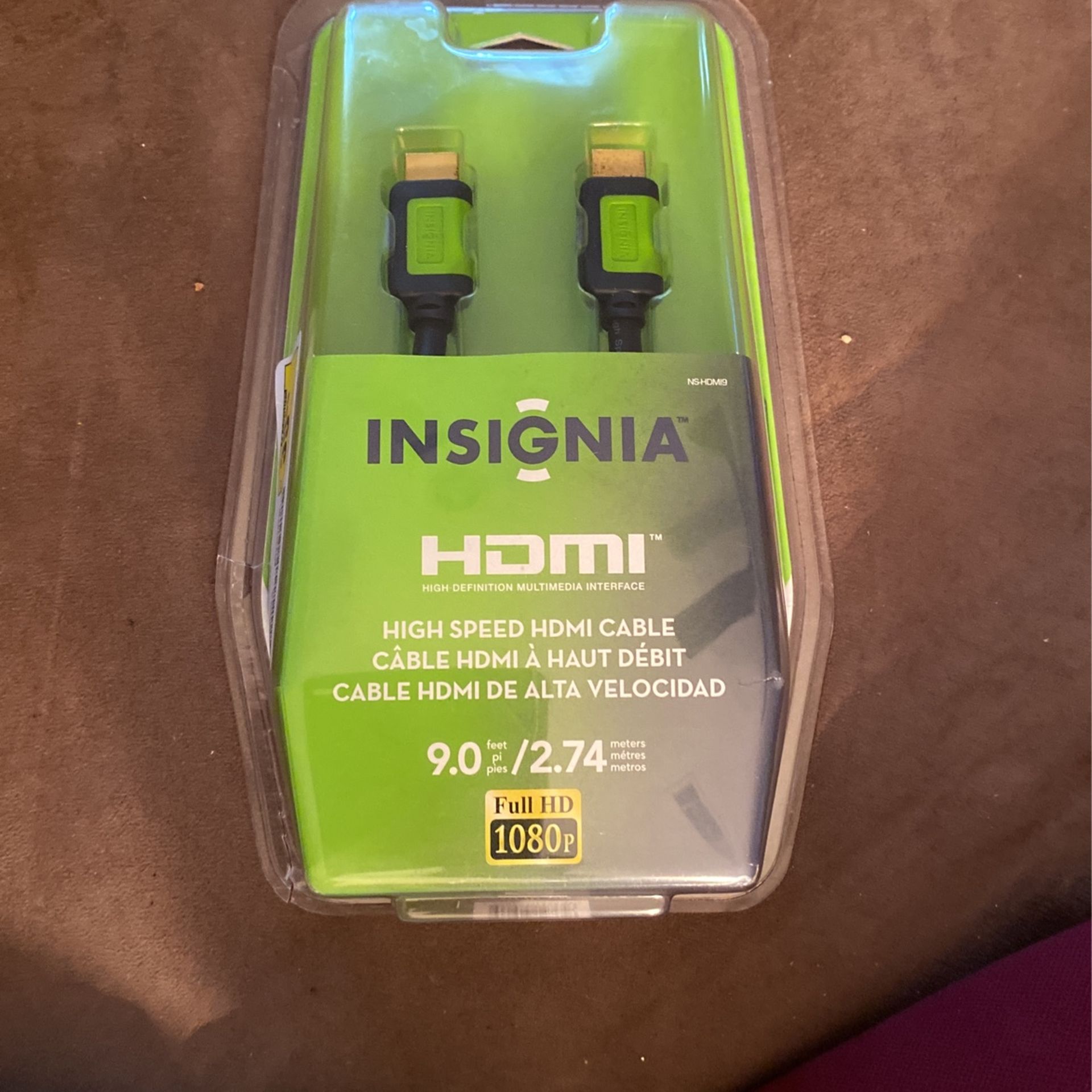 Insignia High Speed 3D 1080p HDMI Cable - 9 feet (2.7 meters)