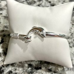 New stamped S925 sterling silver dolphin bracelet