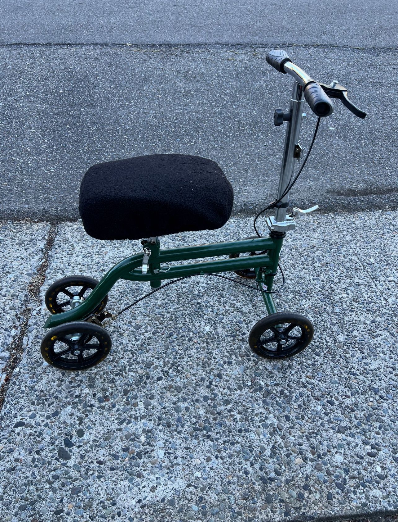 Crutches, Scooter, and Boot