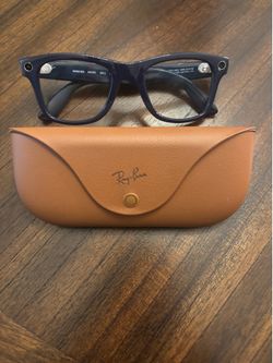 Ray Ban Meta Gen. 2 Wayfarer Large Frame Navy Blue Clear Lens