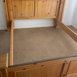 Queen size custom bed set