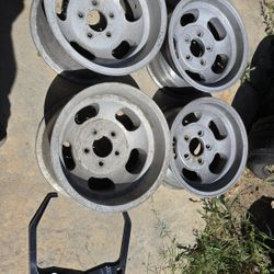 Mag Rims 14x7 & 15x8 Staggered Set Of Indy MAG Oldschool Hot Rod Rims Rat Rod Rims $trade American Racing Torque Trust Cragar Supreme 