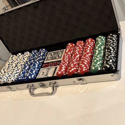 Full Poker Set Metal Case - Delivery Avail!