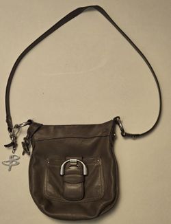 B Makowsky Genuine Leather Cross Body Bag