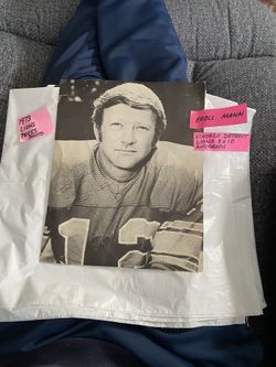 Detroit Lions Signed Eroll Mann Photo 