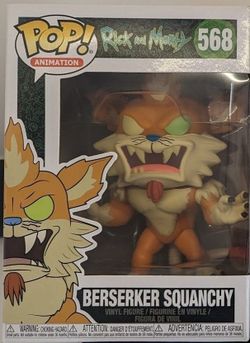 Rick and Morty Squanchy Berserker Pop Vinyl Figure 568 New Rare Vaulted