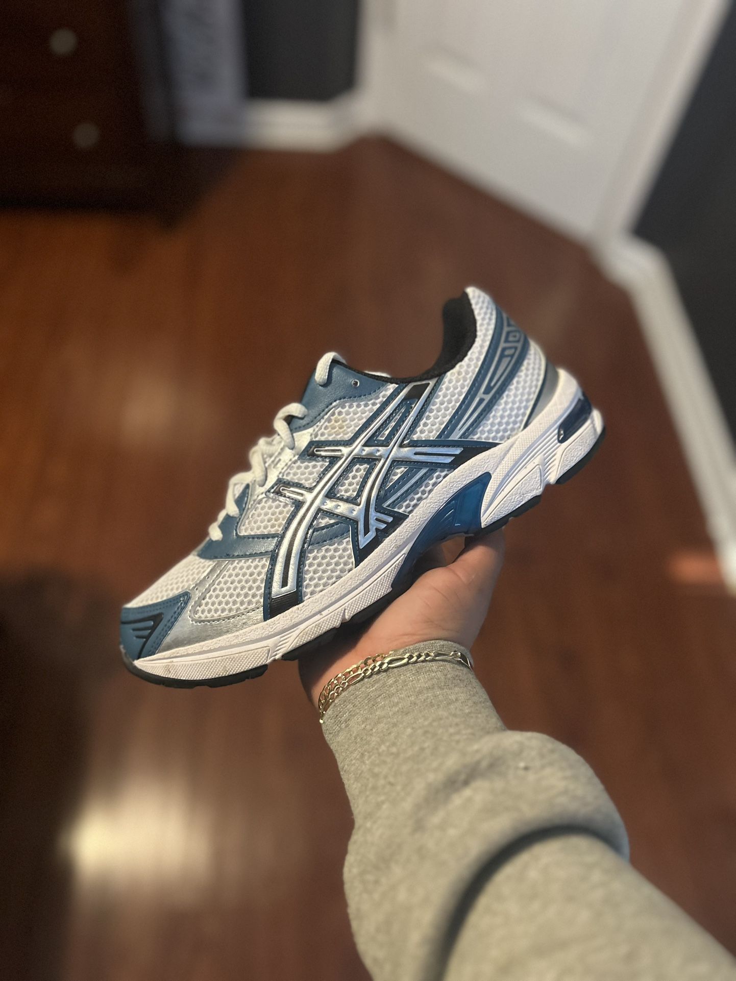 Asics Gel-1130 White Restful Teal Sz 9