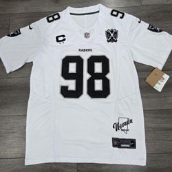 LAS VEGAS RAIDERS STITCHED FOOTBALL JERSEY 