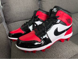 Nike Air Jordan 1 Mid TD Football Cleats – Men’s Size 10 and 8