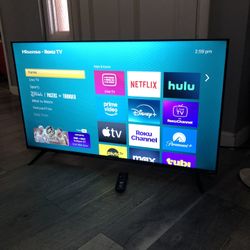Hisense 40-Inch Class H4 Series FHD Roku Smart TV  Full HD LCD Screen, LED TV, DTS TruSurround Sound, Motion Rate 120, Gaming Mode