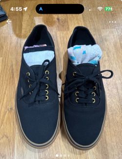 Men’s Black Rubber Vans