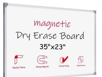 Nice! Large Magnetic White Board Dry Erase 3ftx2ft Wall Mount Framed