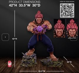Sideshow/ PCS Collectibles- 1:2 (Half-Scale) Akuma - Street Fighter Statue