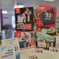Nintendo Switch OLED,Zelda,Mario Kart,Switch 2 Brand new-On Payments With Just $10 Down 