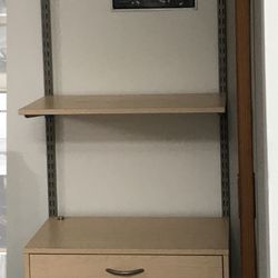 Closet wall Unit - Rack/Drawers/Shelves Adjustable