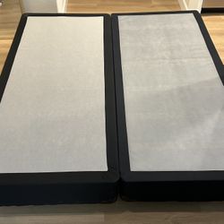 California King Metal Bed Frame with Box Springs