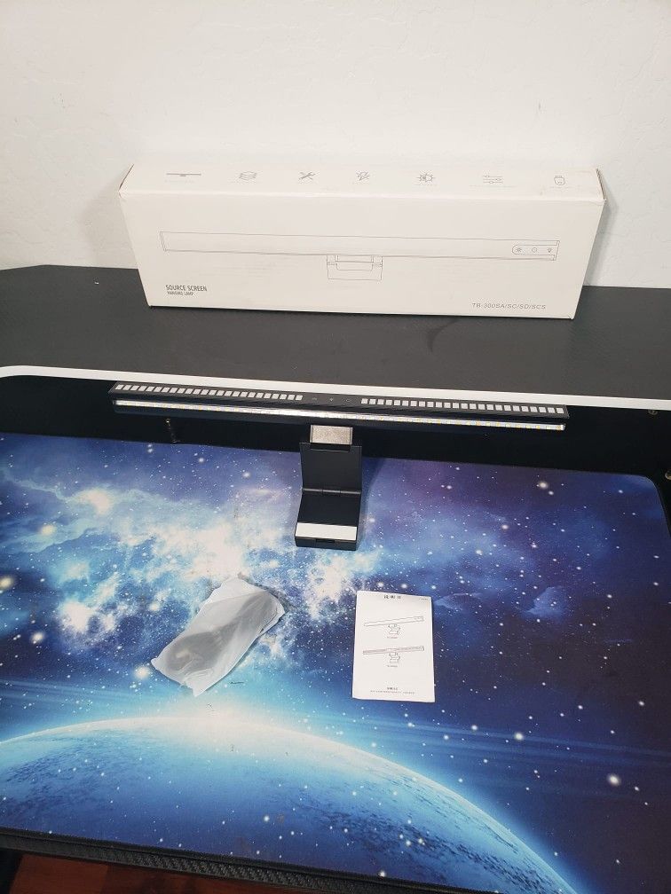 New Gugxiom Sound Pickup Monitor Light Bar, Voice-Activated Music Rhythm Gaming Led Lights, Eye-Care Computer Light Bar, Creative Colorful LED Ambient