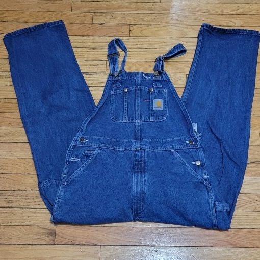Carhartt Denim Overalls 34 x 32 for Sale in New York, NY - OfferUp