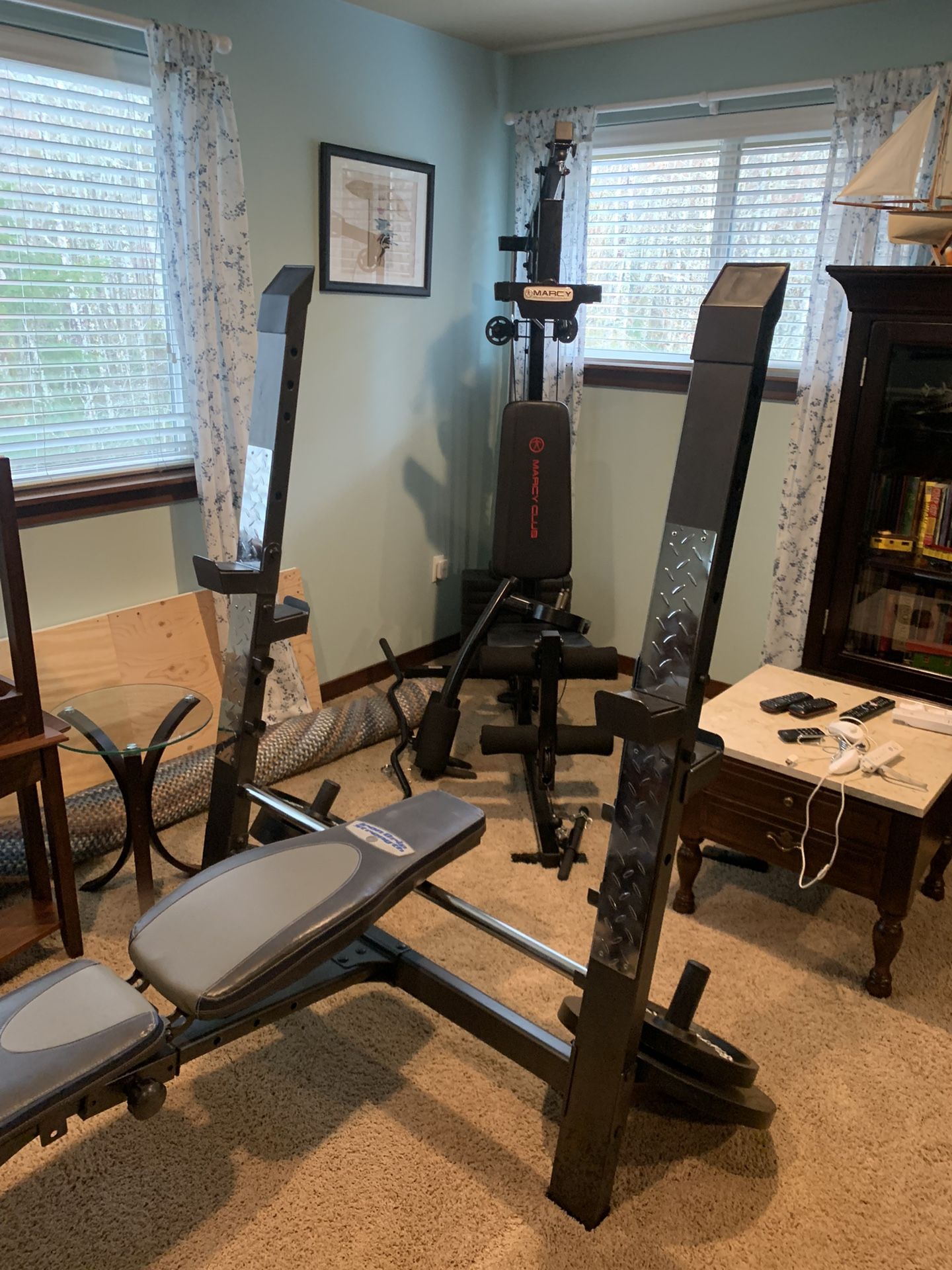 Workout Bench With Weights No