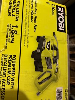 RYOBI pressure washer