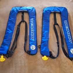 AIRHEAD INFLATABLE LIFE VEST SET/2