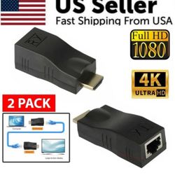 4K 1080P Up to 30m HDMI-compatible Extender HDMI-compatible to RJ45 Extension