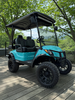 2022 Yamaha Drive2 Sky Blue 4 Passenger Golf Cart in new condition