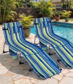 Outsunny 3-in-1 Tanning Chairs with face hole& folding table,outdoor beach lounger