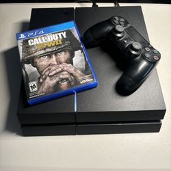 PS4 with Controller & Game