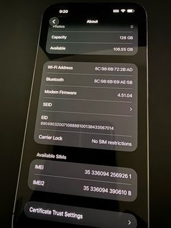 Apple iPhone 14 Pro Max 128GB Unlocked Deep Purple
