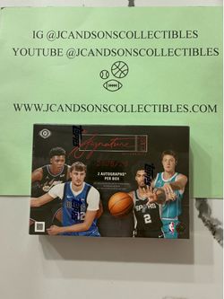 2025-26 Topps Signature NBA Basketball Hobby Box - 2 Autographs per box