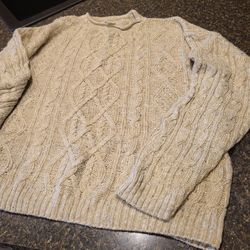 Women XL (18) Greatland cream crewneck sweater Lot 129
