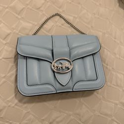 Light Blue Coach Bag