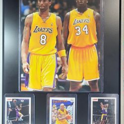 Kobe Bryant And Shaq Plaque 