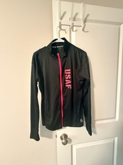Women's large zip up, dry fit material