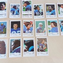 Large lot vintage football sports cards seahawks 
