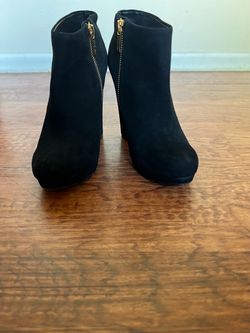 Michael Kors Black Suede Ankle Boots Size 6