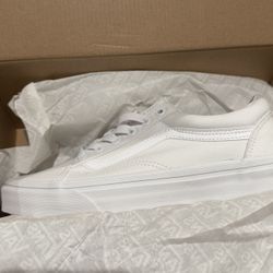 Vans Old Skool True White Shoes