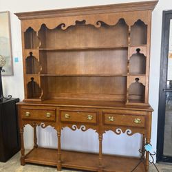 Welsh dresser hutch sideboard by Century